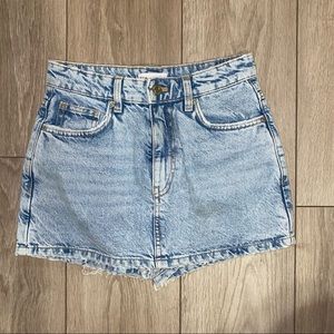Zara denim skort